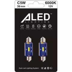 Лампа Aled Lighting Festoon 39mm (C5W) CANBUS - WHITE, Білий