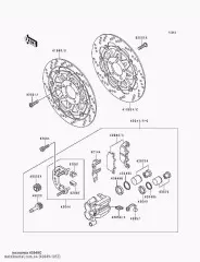 Прокладка,поршень ZX750-F1 (430491057)