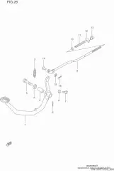 Rod,rear brake gn125 (43300-26501-000)