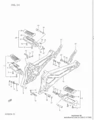 Rubber,rr footrest (43612-31300-000)