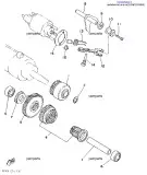 Шестерня :: GEAR, IDLER SET (3LP-W1551-00-00)