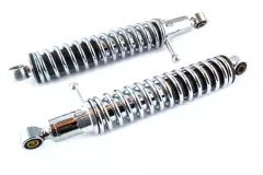 Амортизатори задні (пара) 320mm, регулюємі, з ричагом (хром) (mod.B) ІЖ, (JING)