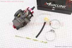 Карбюратор SPORT PWK 34 дифузор 34мм з механічною заслінкою, якісна копія (MIKUNI)