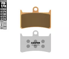 Колодки гальмівні дискові GALFER FD178G1375
