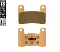 Колодки гальмівні дискові GALFER FD325G1370