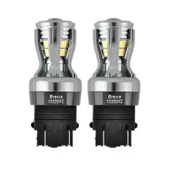 Лампа BREVIA LED PowerPro P27/7W (3157) 350Lm 14x2835SMD 12/24V CANbus, 2шт.