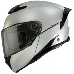 Шолом MT ATOM 2 SV Solid, Білий глянцевий, M