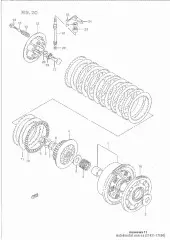 Plate,clutch driven (21451-17E00-000)