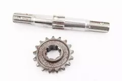 Редуктор фрези R175/180N/190N/195N - Вал вторинний + зірка Z-17 81-1, 101-2, (Viper)