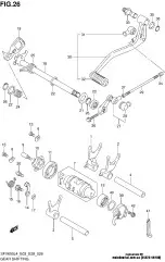 Rod,gear shift sfv65 (25525-44H00-000)