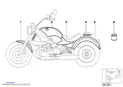 Краска-аэроз. набор sorrent-blau мет.  (51911052317)