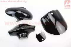 Пластик комплект фарбовані 6 деталей Suzuki LETS-I чорний (Китай)
