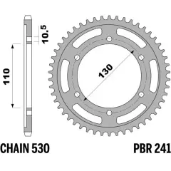 Зірка задня PBR 241.46C45
