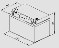 Акумулятор BOSCH 0092M60170 11Ah 230А
