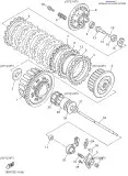 Диск Сцепления Фрикционный :: PLATE, FRICTION (4JH-16321-00-00)
