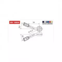 Фітинг LUCAS MV10B30T