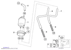 Шланговый зажим (16121177210)
