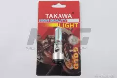 Лампа BA20D 12V 18/18W хамелеон райдужний mod:A блістер (TAKAWA)