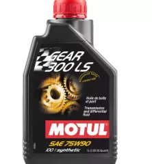 Олива трансмісійна Motul GEAR 300 LS SAE синтетична 75W-90 1л