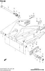Nut, pivot gsx-r1000 (61215-41G00-000)
