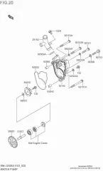 O-ring water pump rm (K9205-50010-000)