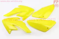 Комплект пластику 7 деталей Honda CRF70/KAYO CRAZY CAT 140сс/GEON X PIT жовтий (Китай), Жовтий