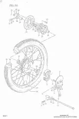 Retainer,rr sprocket (64733-43000-000)