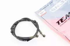Шланг гальмівний передній 100см (під болт-штуцер 10/10мм), (TEMO)