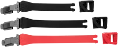 Комплект змінних ремінців для мотобот Thor Radial, Чорний/Червоний