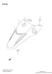 Tape,fender center l (68155-43G00-CSG)