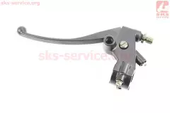 Важіль керма лівий з кріпленням під дзеркало (М10 права) МОТО CG/CB/Viper-V150A, тип 4 (Китай)