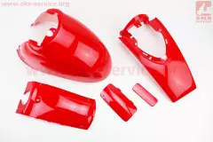 Пластик комплект фарбовані 11 деталей Yamaha VINO SA10J - 2т червоний (Китай), Червоний